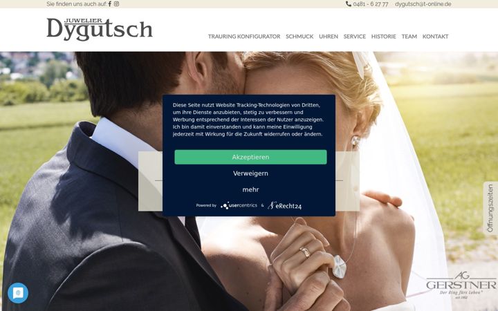 Screenshot of dygutsch.de