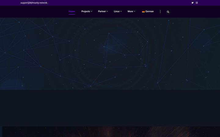 Screenshot of dyhnunity.network