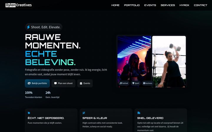 Screenshot of dylancreatives.com