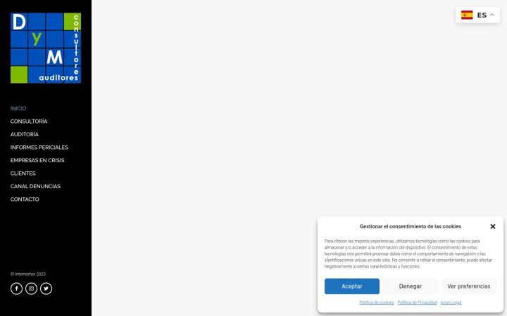 Skjermbilde av dymauditores.es