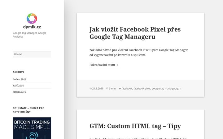 Screenshot di dymik.cz