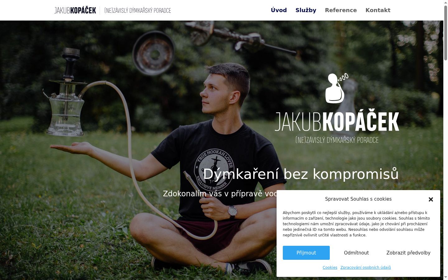 Képernyőkép a bármilyen interakció előtt megjelenő hozzájárulási bannerről