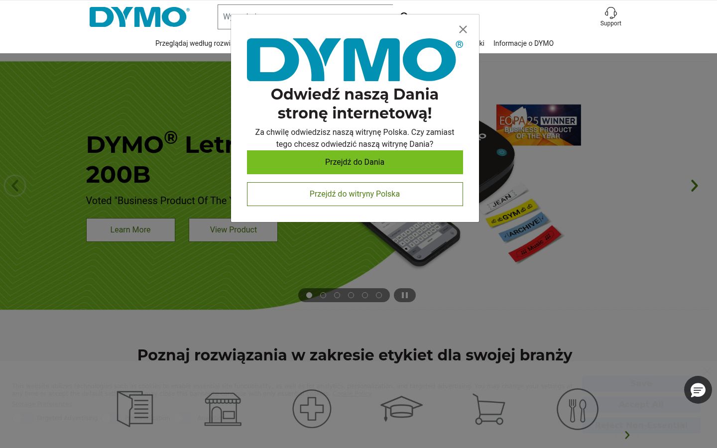 Képernyőkép a bármilyen interakció előtt megjelenő hozzájárulási bannerről