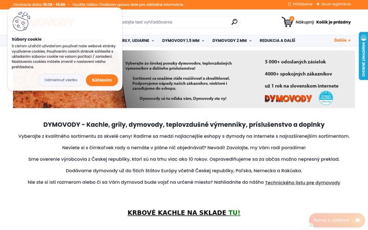 Ekrano kopija dymovody.eu