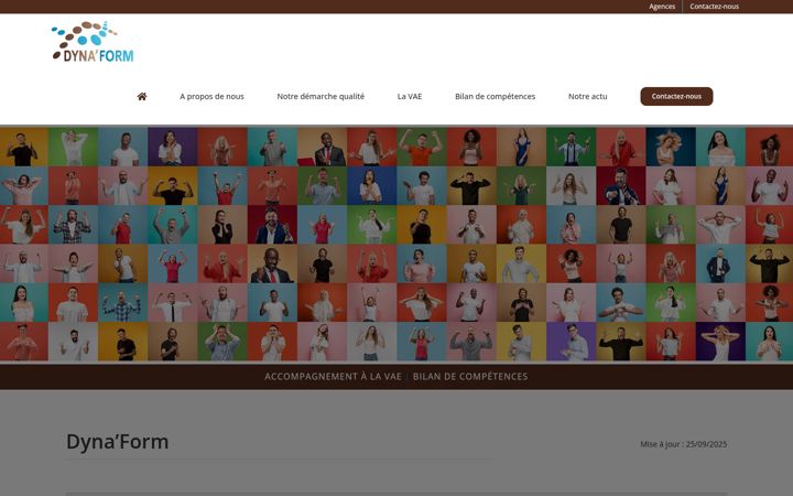 Captură de ecran a dyn-aform.org