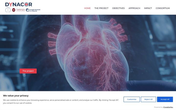 Screenshot of dynacorproject.com