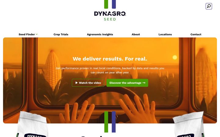 Screenshot of dynagroseed.com