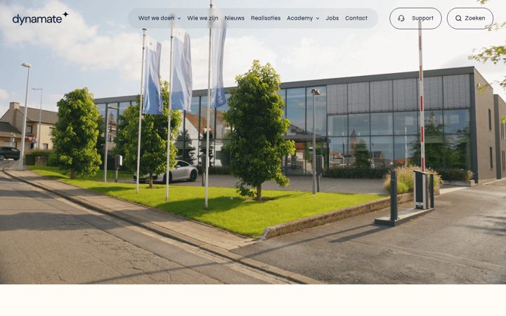Screenshot of dynamate.be