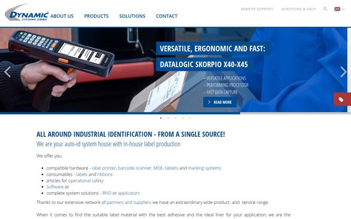 Screenshot of dynamic-systems.com