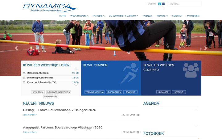 Screenshot di dynamica-sport.nl
