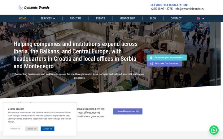 Screenshot of dynamicbrands.eu