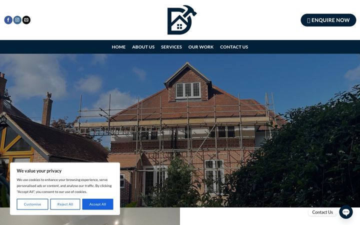 Képernyőkép: dynamiccarpentrybuild.co.uk