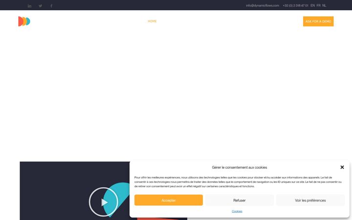 Screenshot of dynamicflows.fr