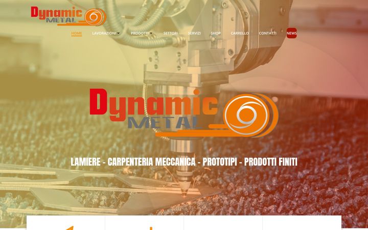 Ekraanipilt saidist dynamicmetal.it