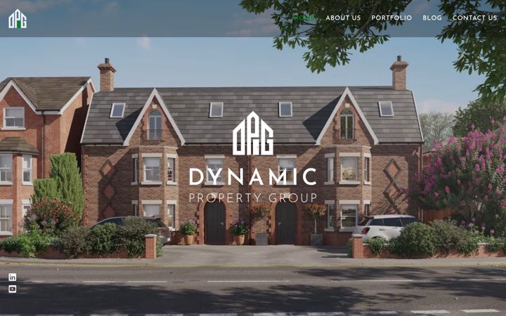 Kuvakaappaus sivustosta dynamicpropertygroup.co.uk