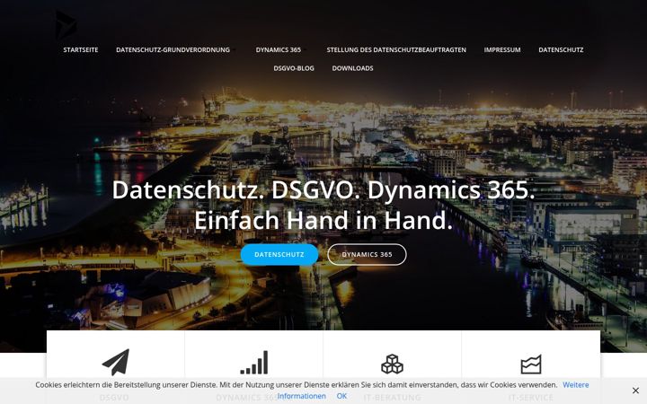 Snimka zaslona za dynamics-business-solutions.de
