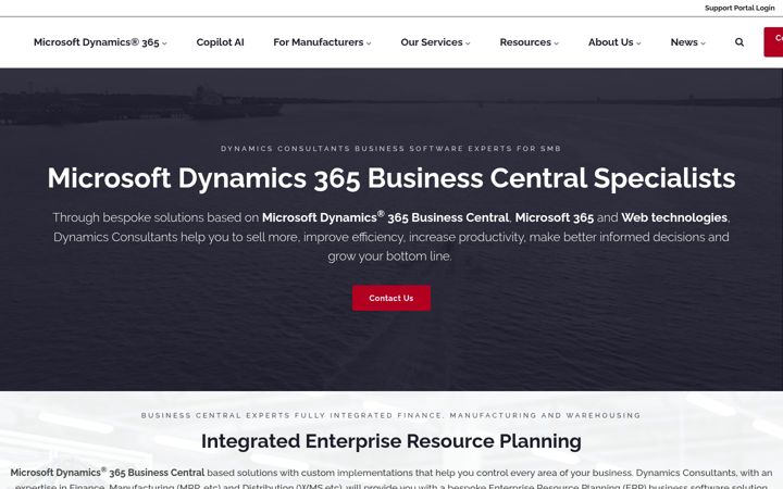 Kuvakaappaus sivustosta dynamics-consultants.co.uk