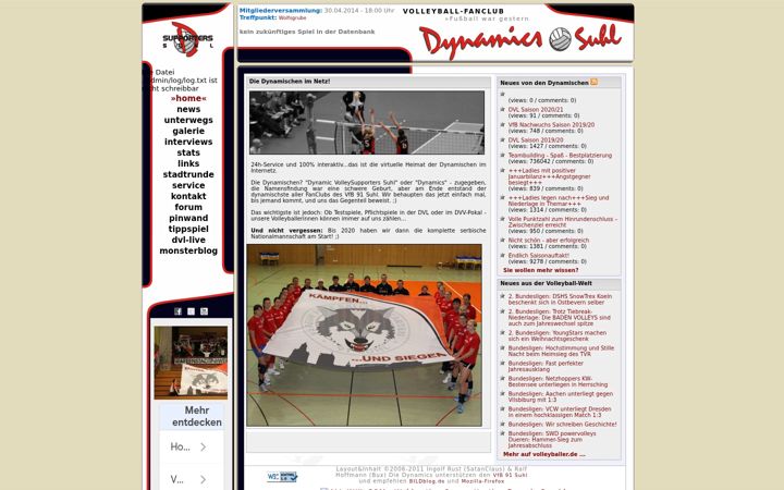 Screenshot of dynamics-suhl.de