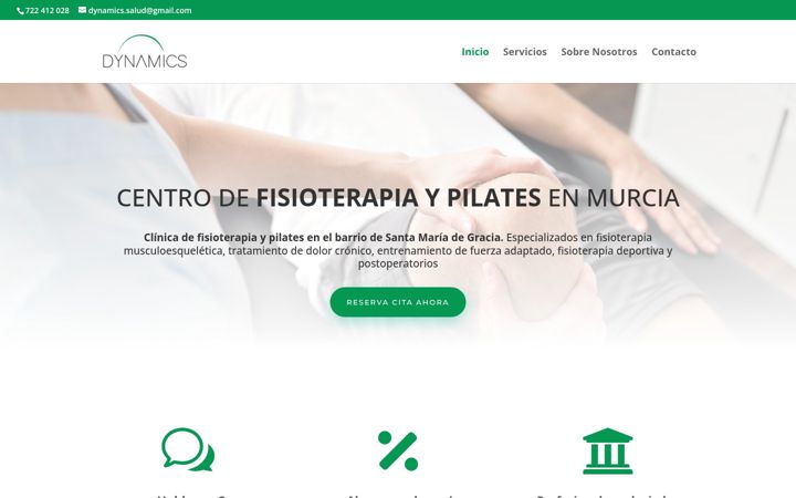 Ekraanipilt saidist dynamicsalud.es