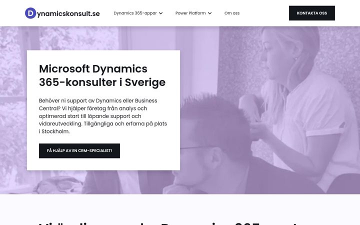 Screenshot ta' dynamicskonsult.se