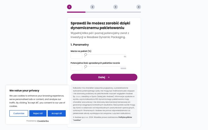 Snímek obrazovky dynamiczne-pakietowanie.pl