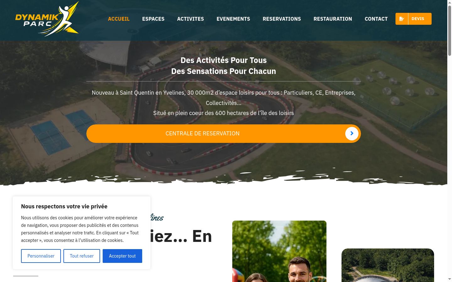 Screenshot van de toestemmingsbanner zoals getoond vóór enige interactie