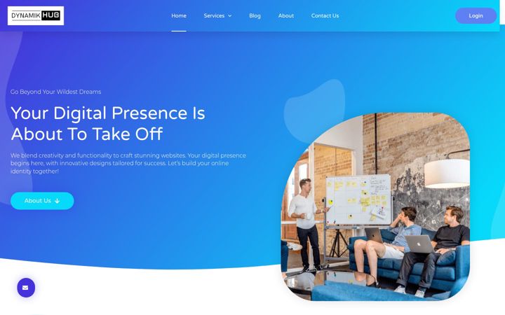 Screenshot of dynamikhub.com