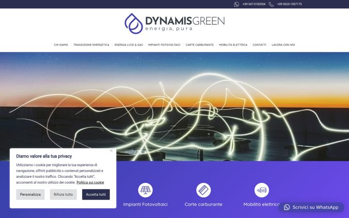 Skærmbillede af dynamisgreen.it
