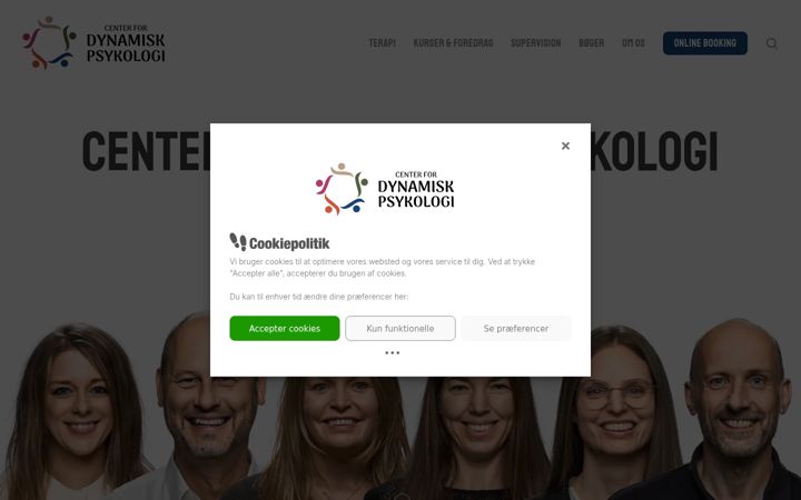 Skjámynd af dynamiskpsykologi.dk