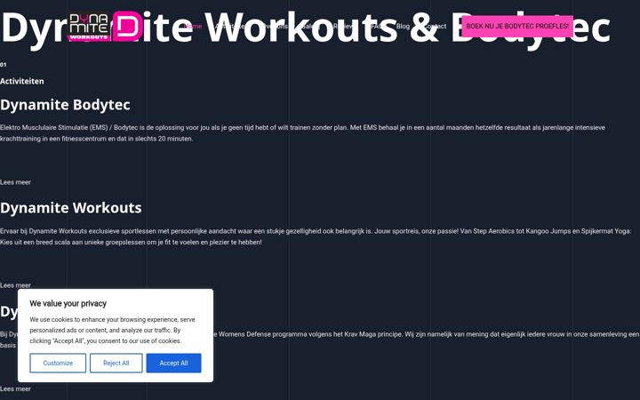 Screenshot di dynamiteworkouts.nl