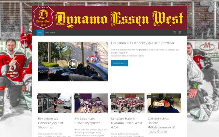 Screenshot of dynamo-essen-west.de