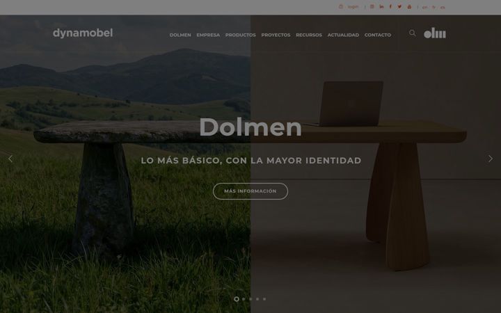 Screenshot of dynamobel.com
