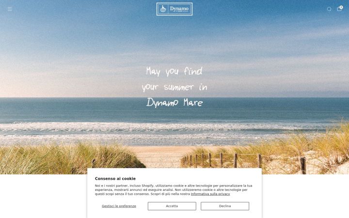 Skærmbillede af dynamoshop.it