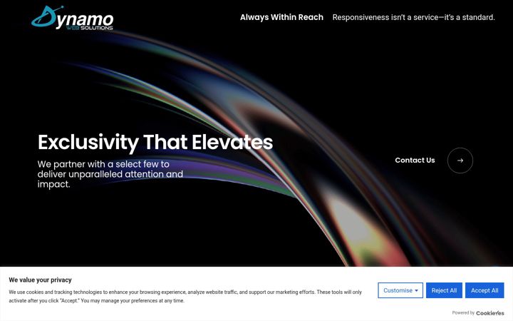 Screenshot of dynamowebsolutions.com
