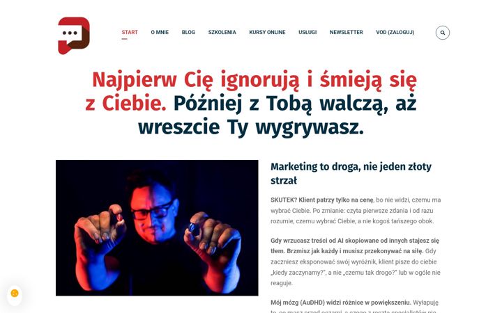 Snímek obrazovky dynanet.pl