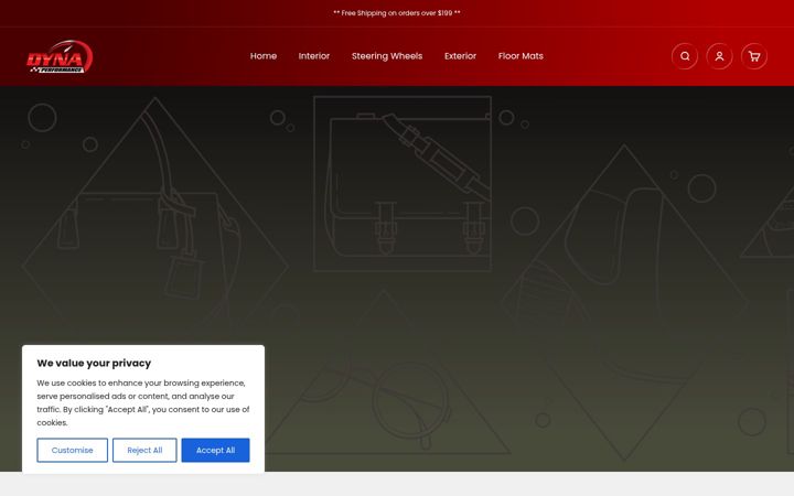 Screenshot of dynaperformance.com