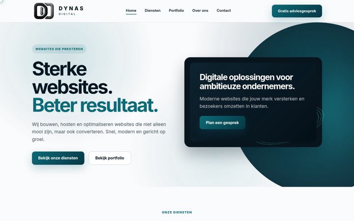 Screenshot of dynasdigital.com