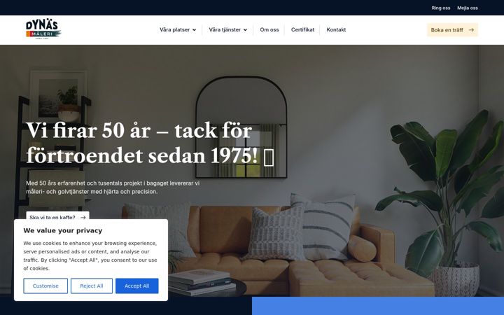 Screenshot ta' dynasmaleri.se