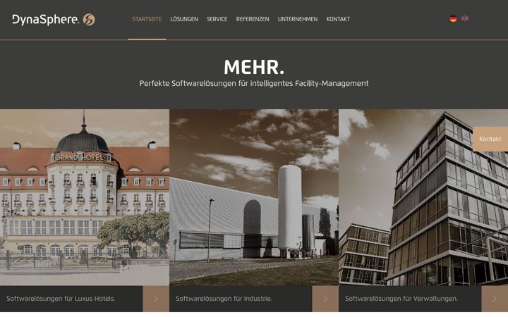 Screenshot of dynasphere.de