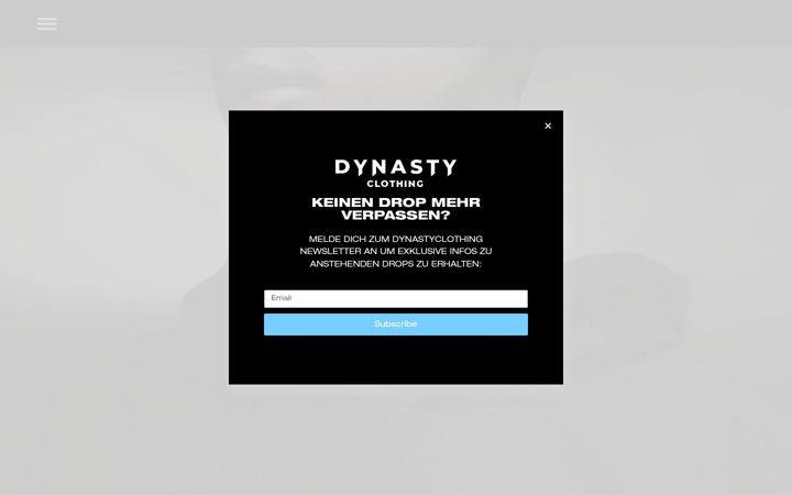 Snimka zaslona za dynastyclothing.de