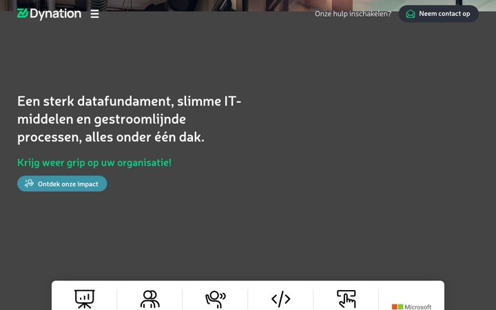 Screenshot di dynation.nl