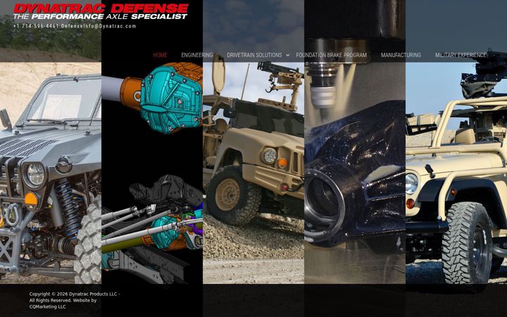 Screenshot of dynatracdefense.com