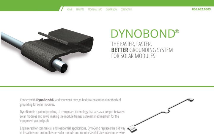 Screenshot of dynobond.com
