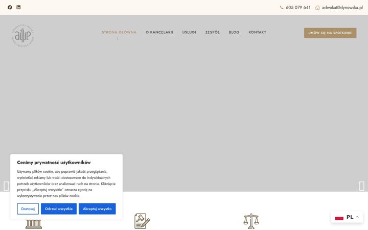 Screenshot ta' dynowska.pl