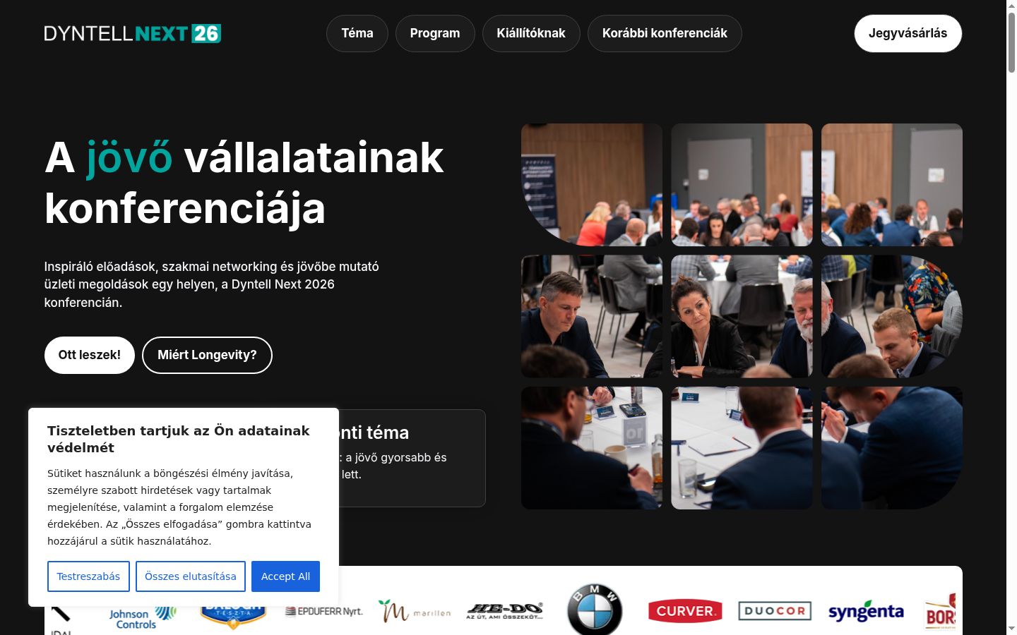 Screenshot des Einwilligungsbanners vor jeglicher Interaktion