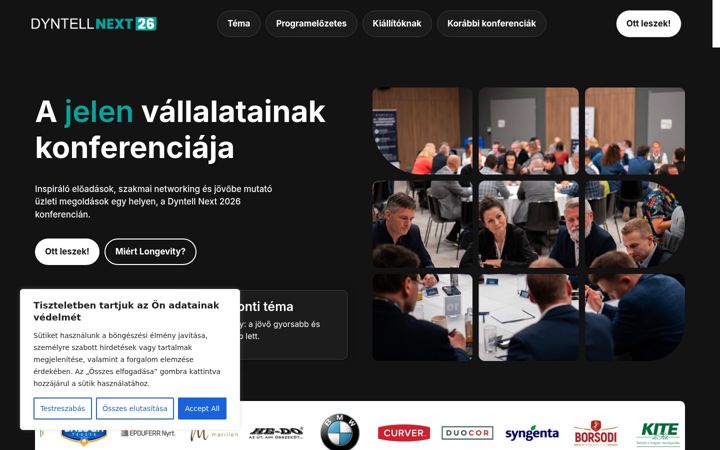 Skjermbilde av dyntellnext.hu