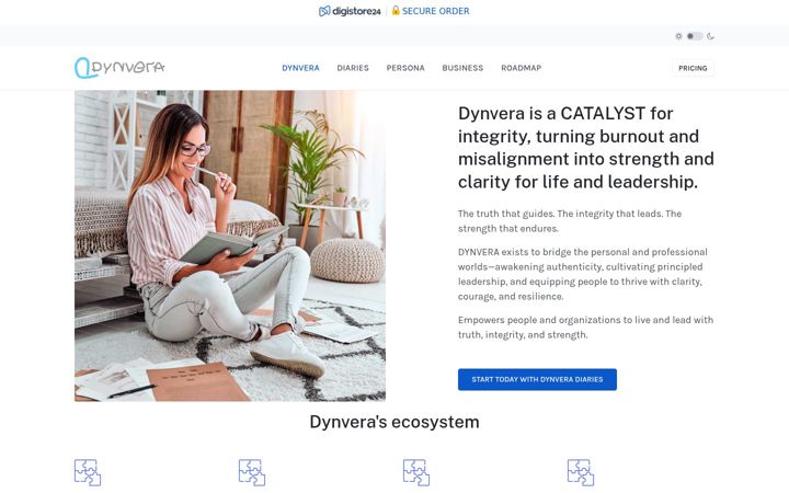 Screenshot of dynvera.com