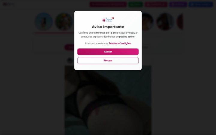 Screenshot of dyny.com.br