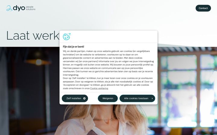 Screenshot di dyo.nl