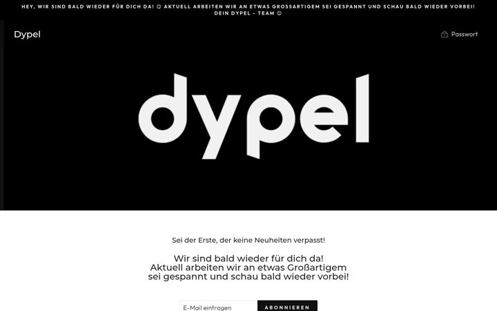 Screenshot of dypel.de